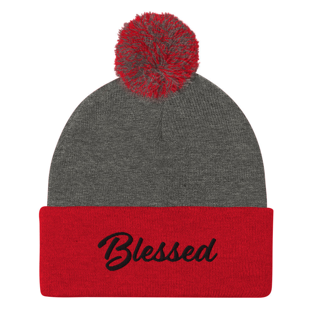 Blessed Pom-Pom Beanie