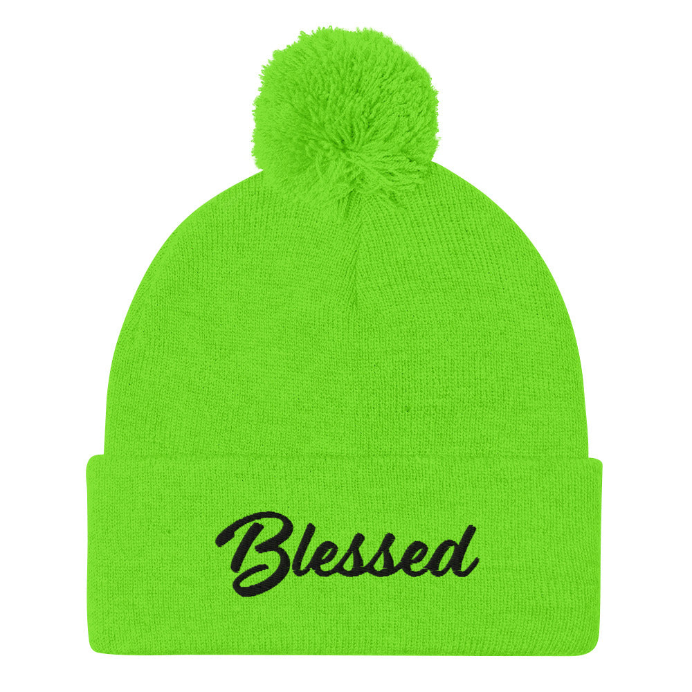 Blessed Pom-Pom Beanie