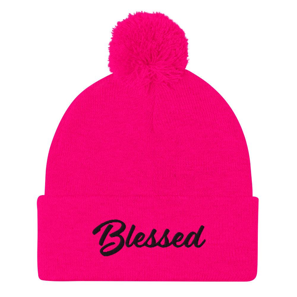 Blessed Pom-Pom Beanie