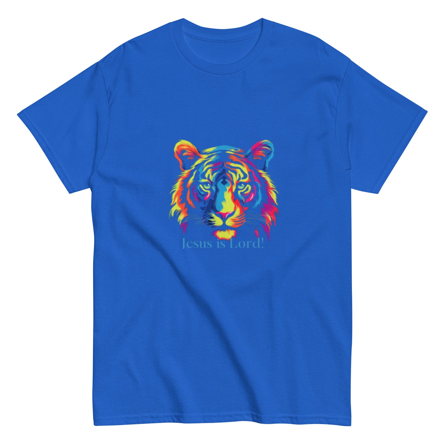 Jesus is Lord colorful Lion Unisex T-shirt